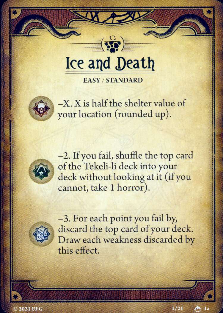 Ice and Death