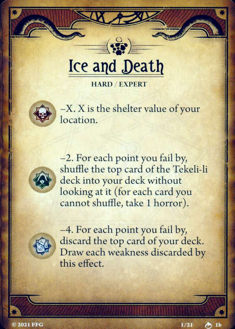 Ice and Death