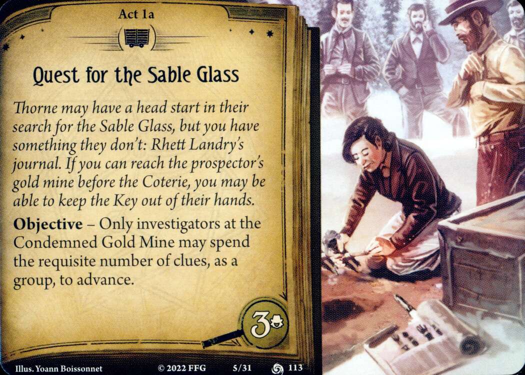Quest for the Sable Glass