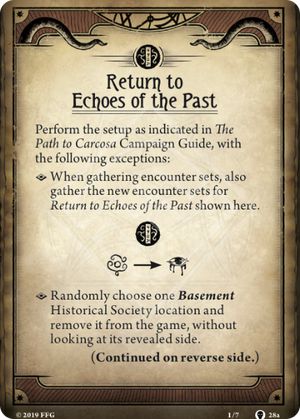 Return to Echoes of the Past