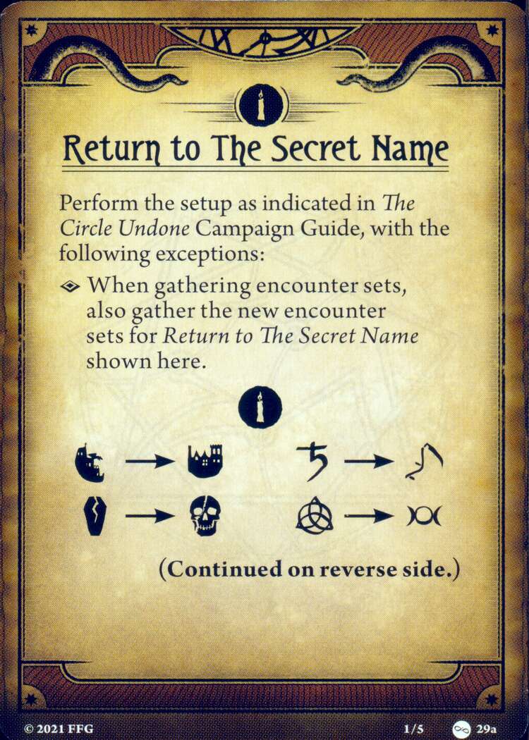 Return to The Secret Name