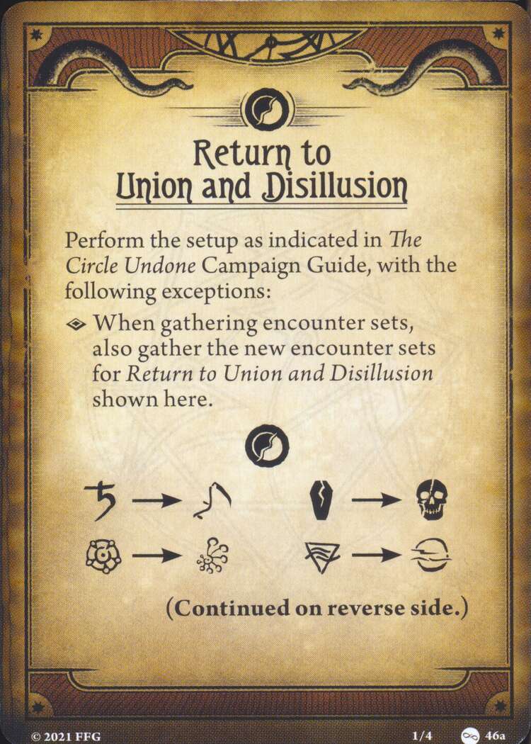 Return to Union and Disillusion