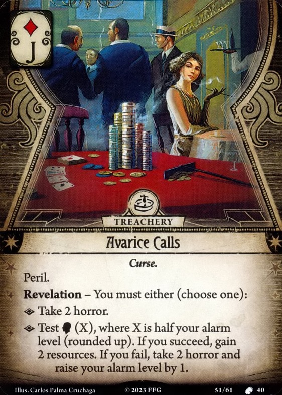 Avarice Calls